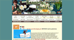 Desktop Screenshot of bonniesplants.com